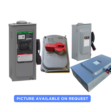 Square D D321NRB 30A 600V 3-Pole Non-Fusible Safety Switch – NEMA 3R Enclosure