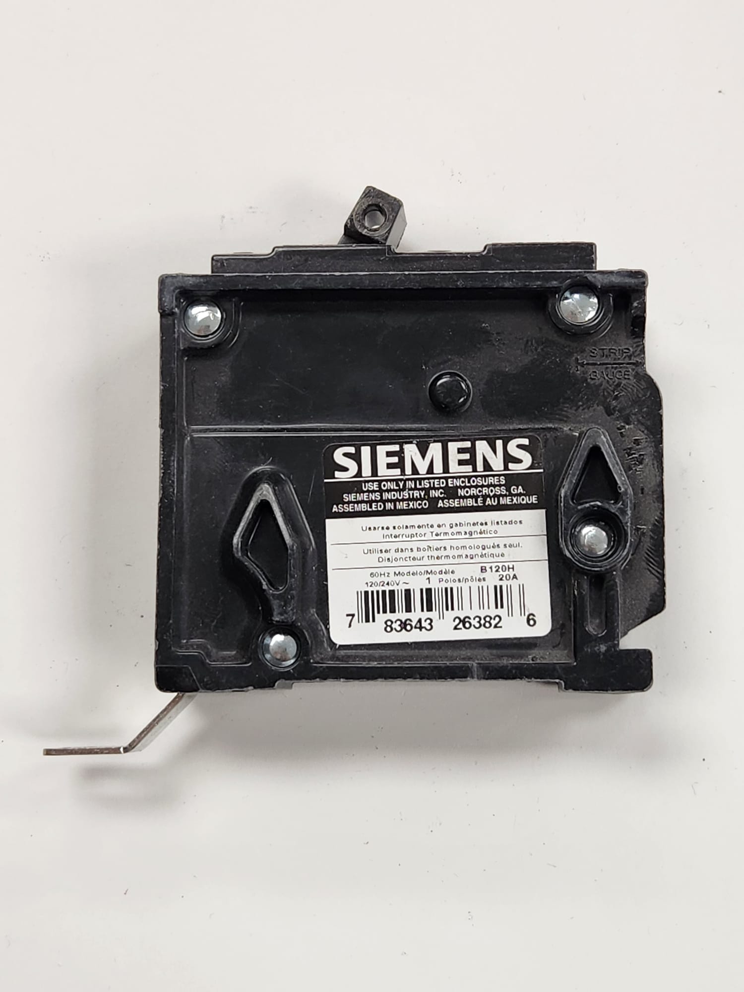 B120H siemens breaker used