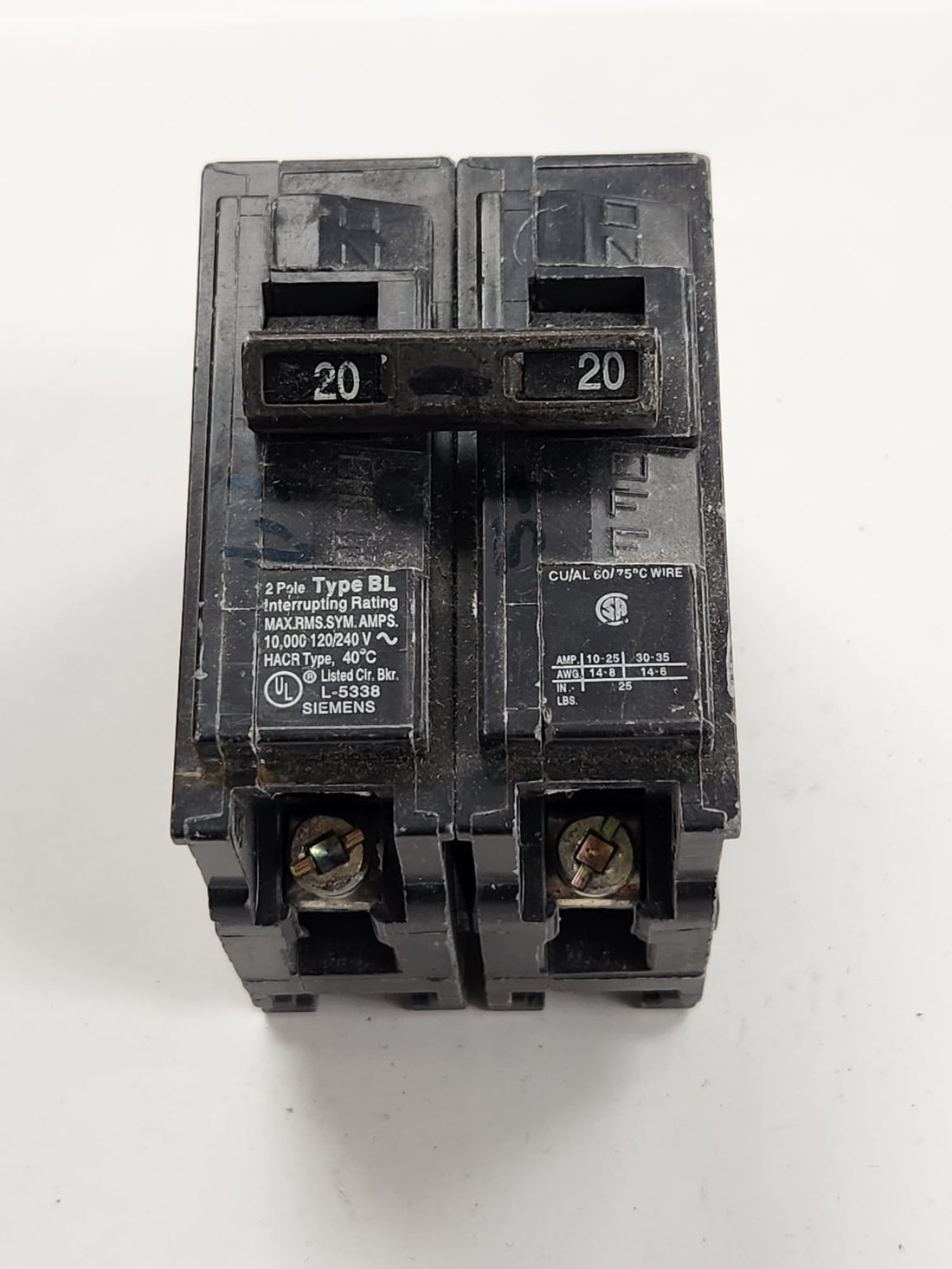B220 siemens breaker used