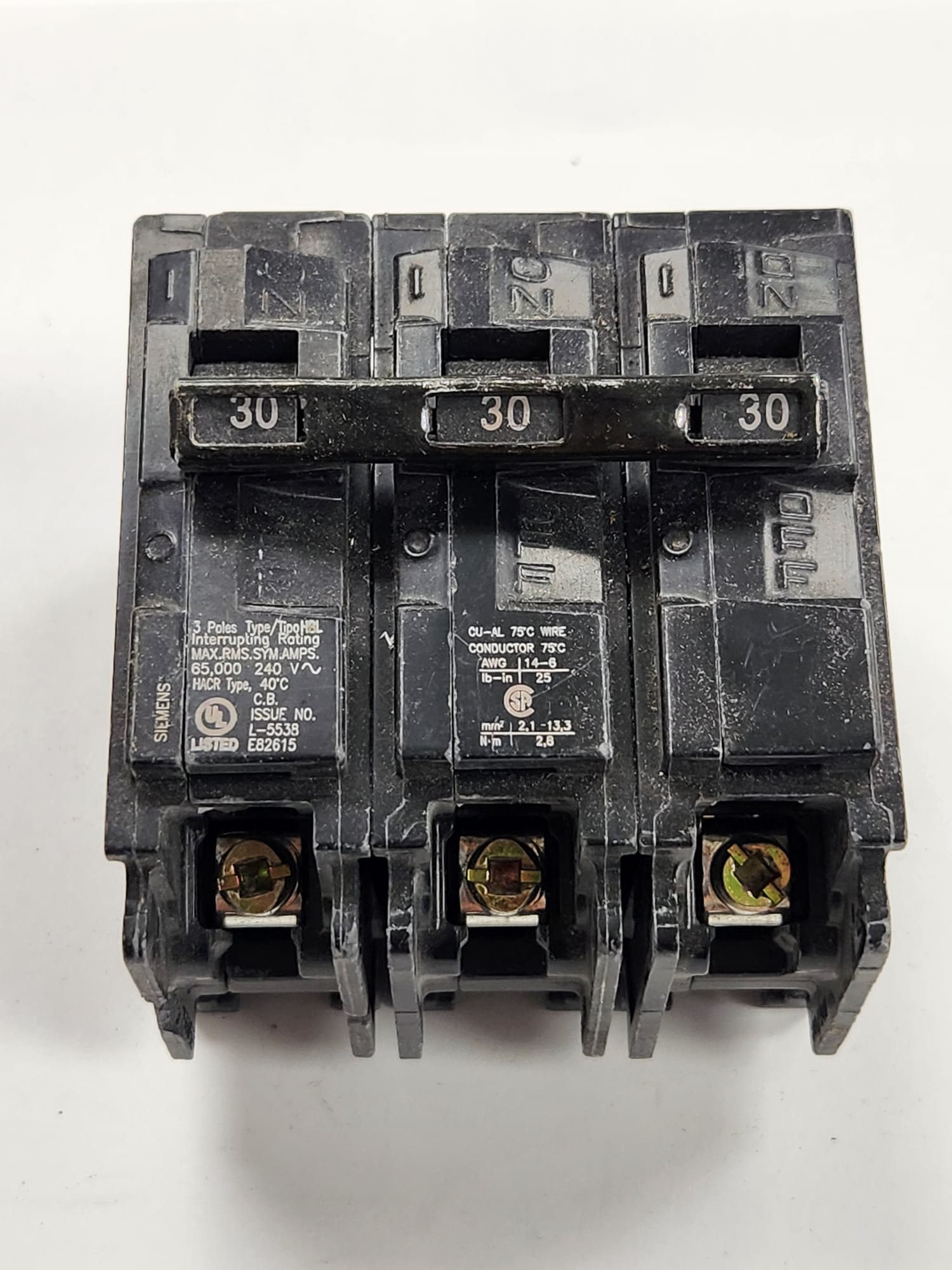 B330HH siemens breaker used