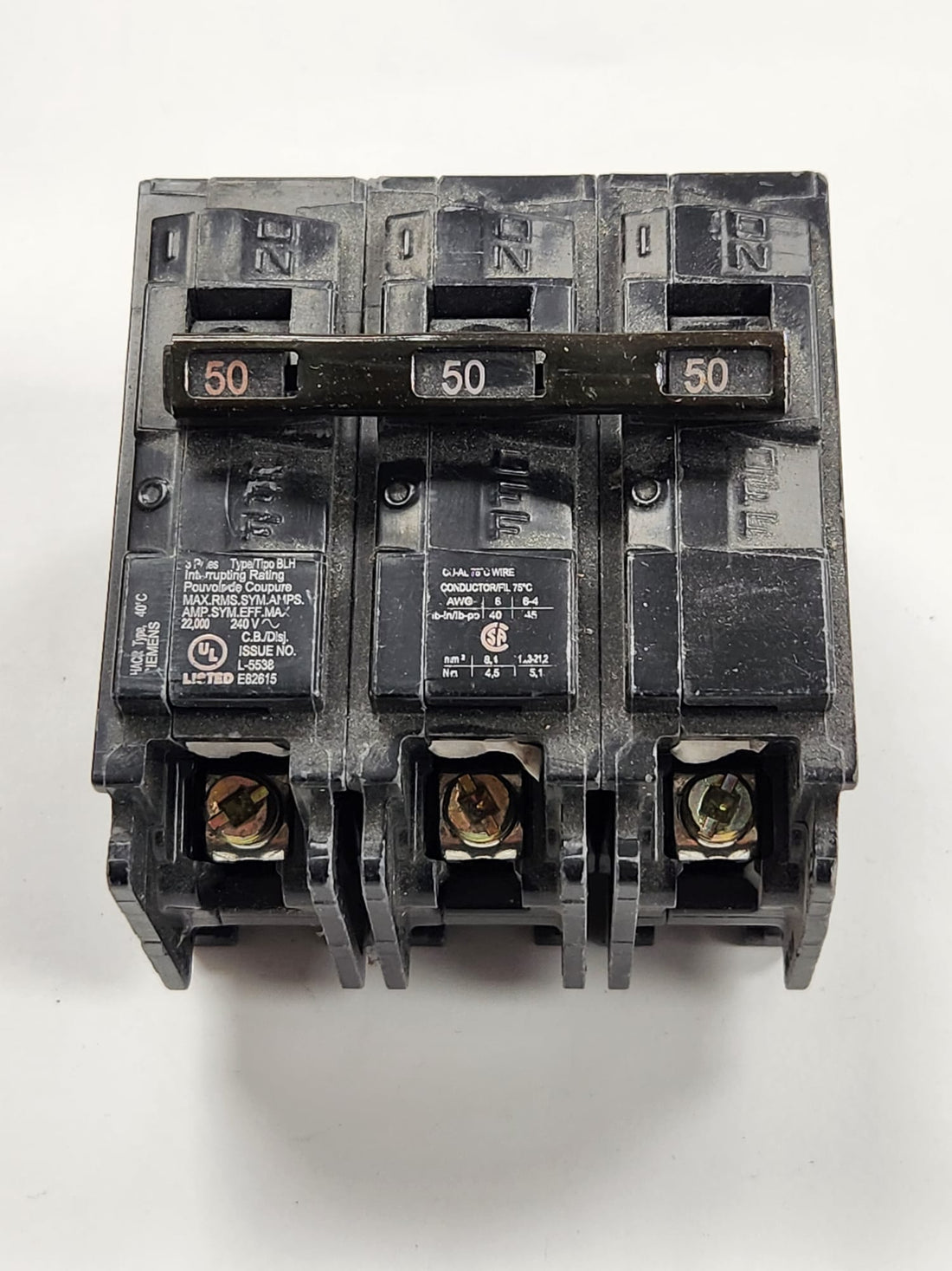 B350H siemens breaker used