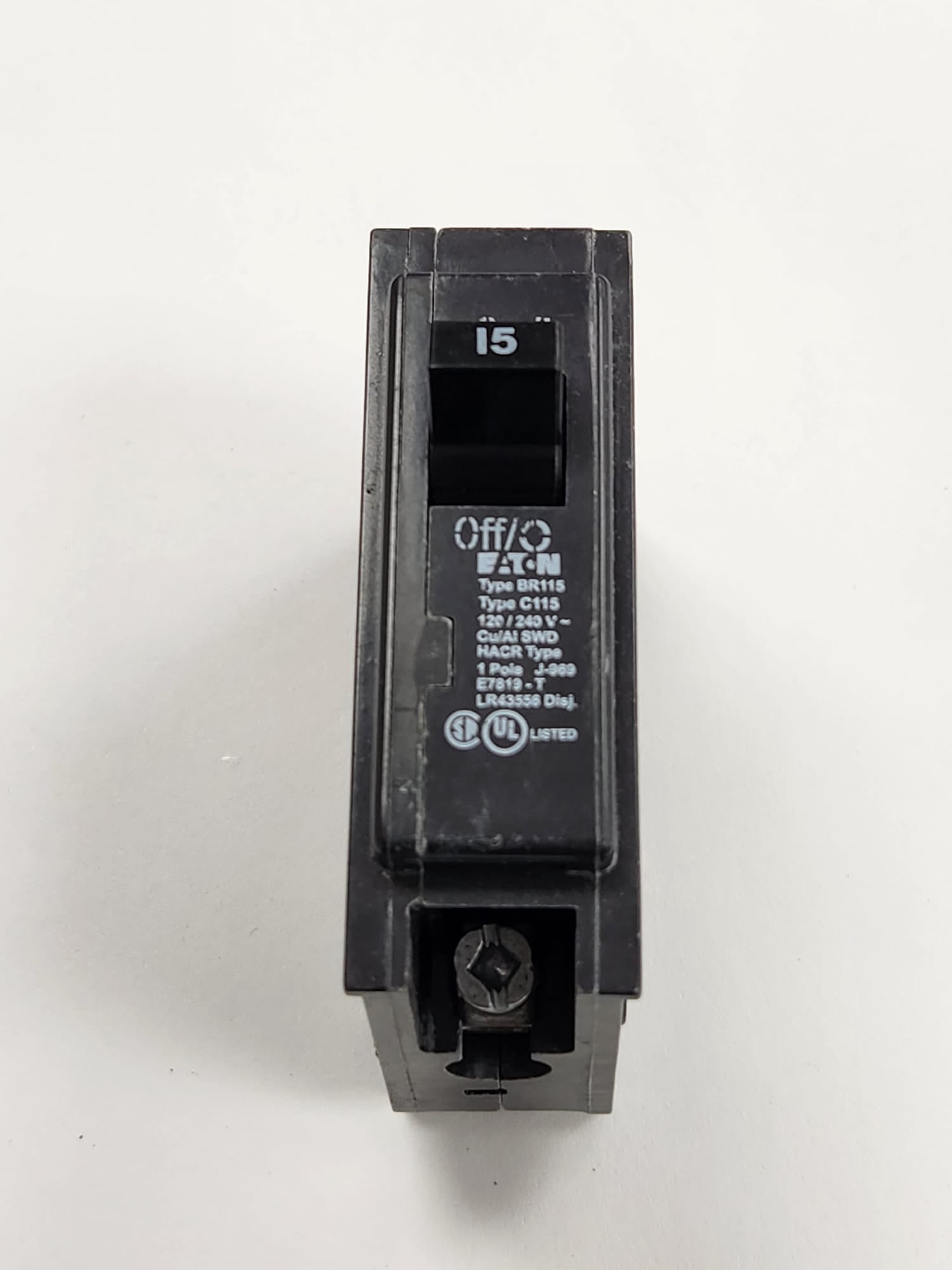 BR115 eaton breaker used