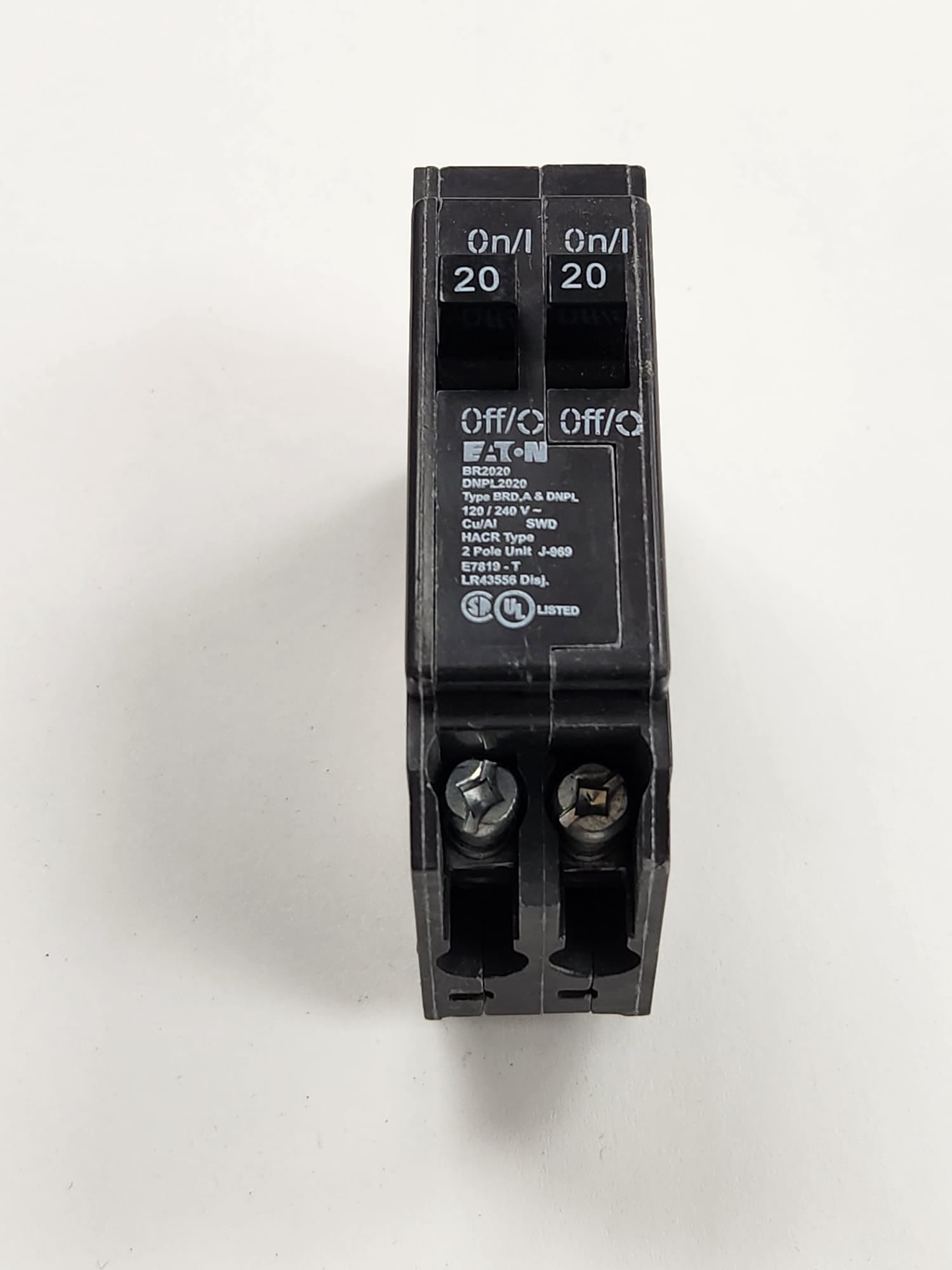 BR2020 eaton breaker used