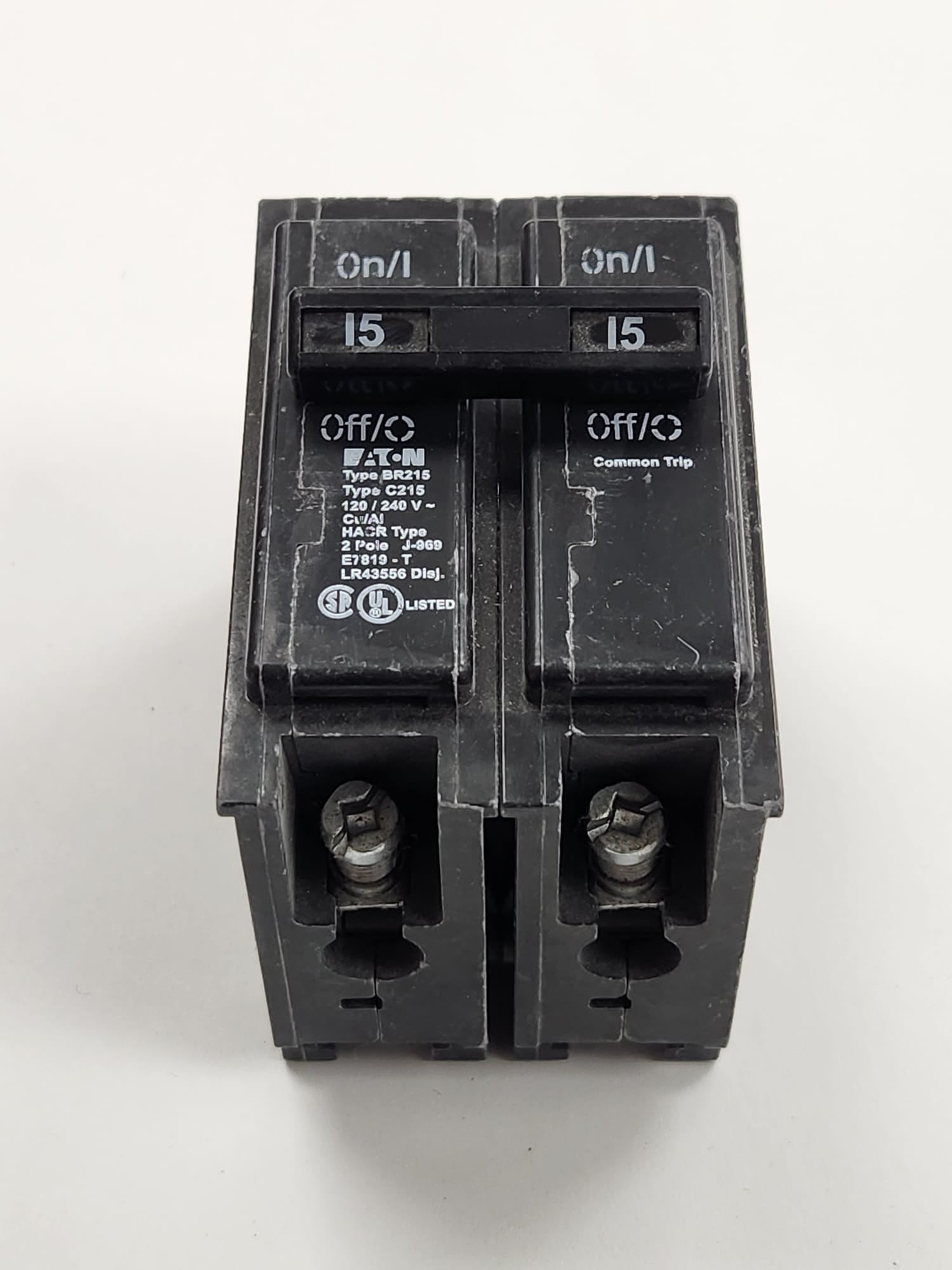 BR215 eaton breaker used