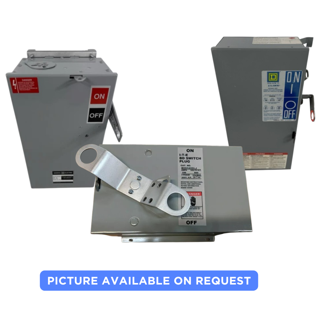 AC326RGR - GE Armor Clad 30A 480V 3-Pole Fusible Bus Plug with Ground and Reversed Phasing