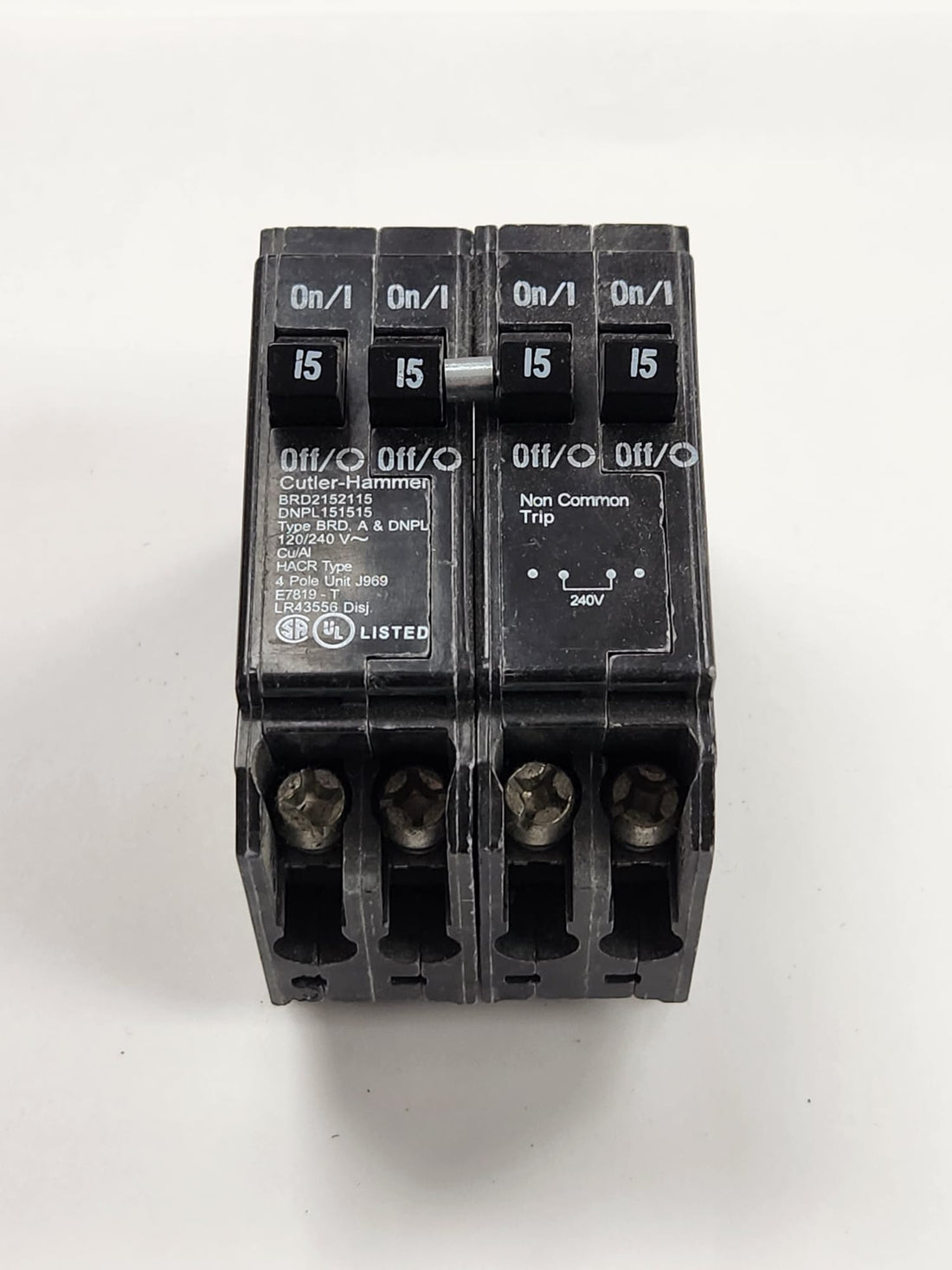 DNPL151515 eaton breaker used