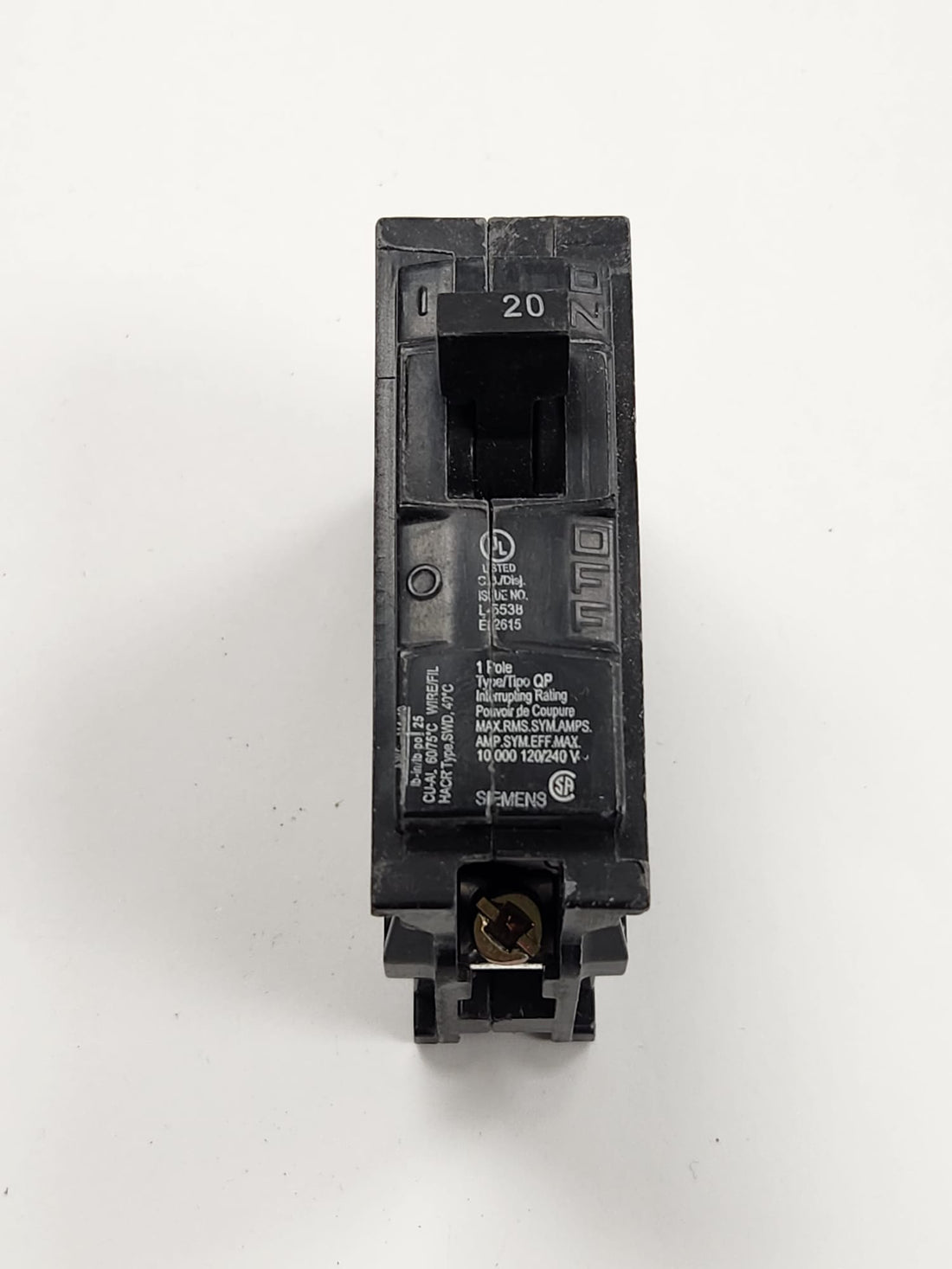 Q120 siemens breaker used