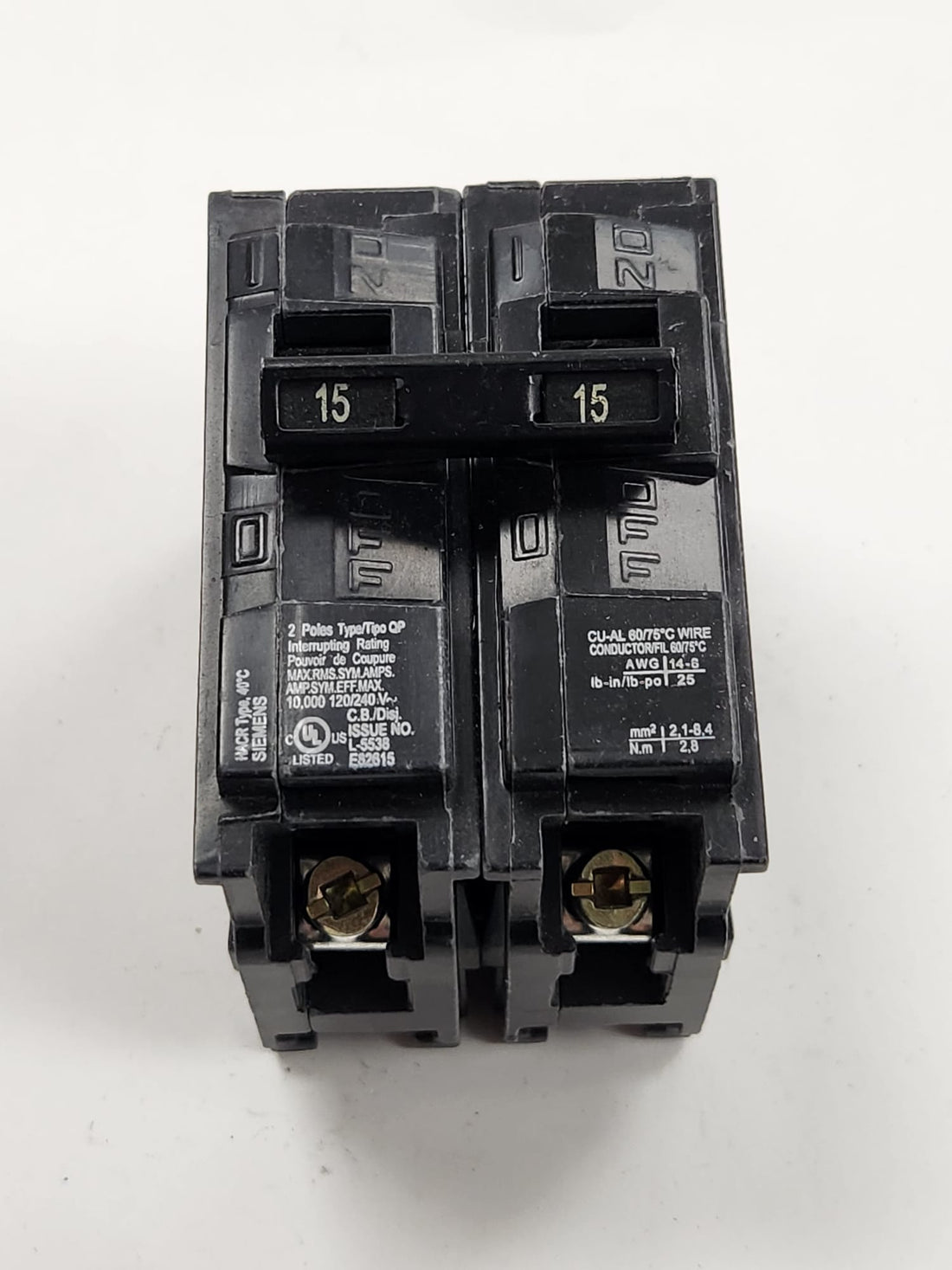 Q215-siemens breaker used