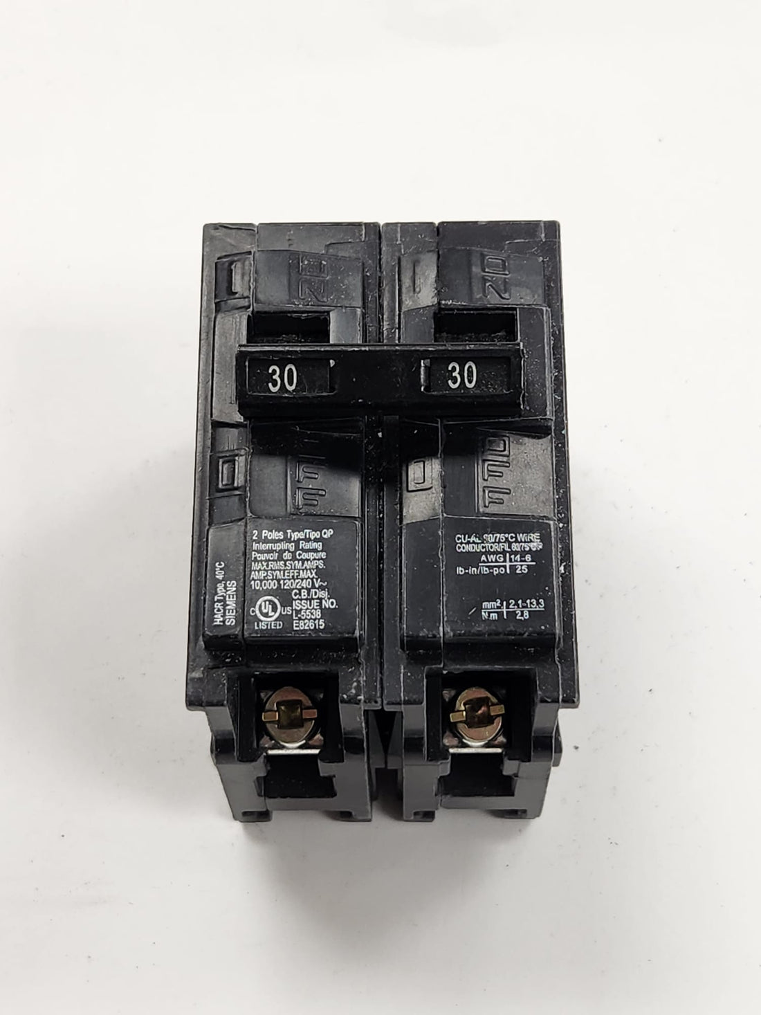 Q230 siemens breaker used